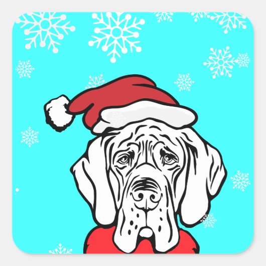 クリスマスの時期だ スクエアシール (正面)