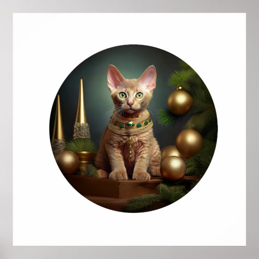クリスマスの時期のピーターボルトの子猫 ポスター (正面)
