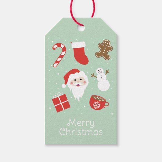 クリスマスの時期   ギフトタグ (正面)