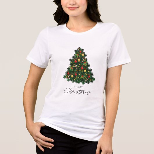 クリスマスの時期 トライブレンドTシャツ (正面)