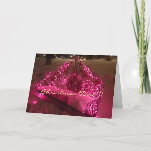 クリスマスの時間!!! シーズンカード (正面)