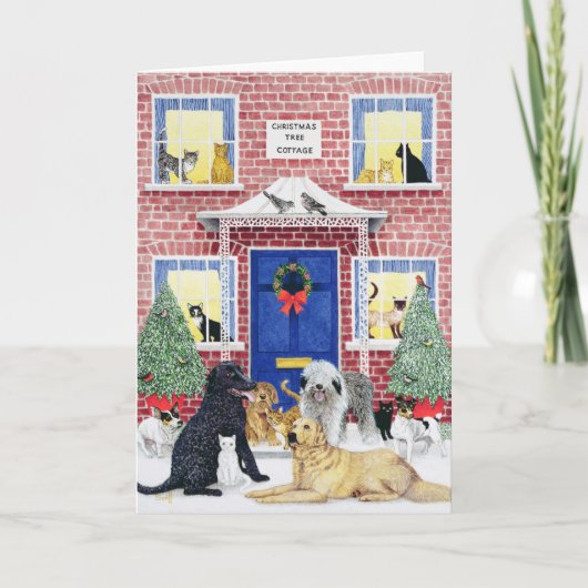 クリスマスの暖かさ シーズンカード (正面)