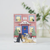 クリスマスの暖かさ シーズンポストカード (スタンド正面)