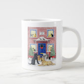 クリスマスの暖かさ ジャンボコーヒーマグカップ (右)