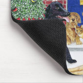 クリスマスの暖かさ マウスパッド (コーナー)