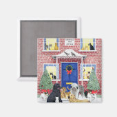 クリスマスの暖かさ マグネット (正面/裏面)