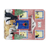 クリスマスの暖かさ マグネット (横)