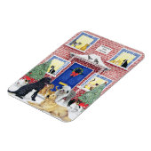 クリスマスの暖かさ マグネット (左側)