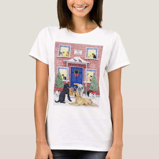 クリスマスの暖かさ Tシャツ (正面)