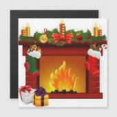 クリスマスの暖炉 (正面/裏面)