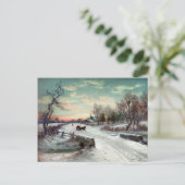 クリスマスの曉、c1885. シーズンポストカード (スタンド正面)