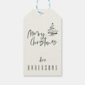 クリスマスの最も素晴らしい時期だ ギフトタグ (裏面)