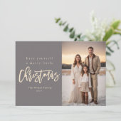 クリスマスの最も素晴らしい時間の写真 シーズンカード (スタンド正面)