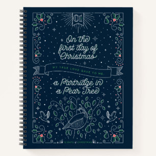 クリスマスの最初の日に大学が支配 ノートブック