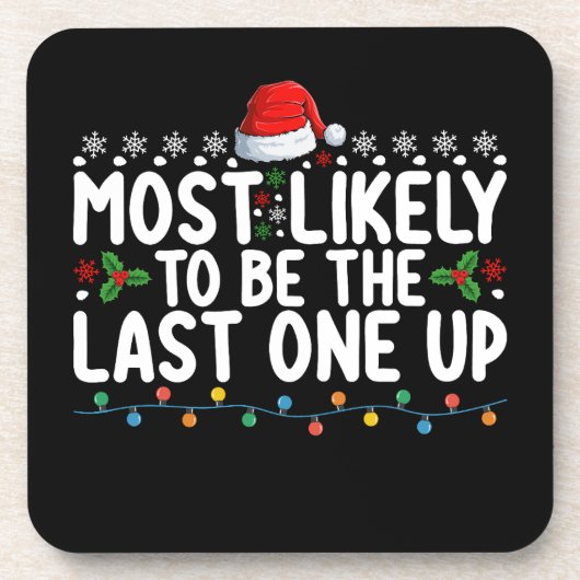 クリスマスの最後になりそうだ コースター (正面)