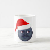 クリスマスの月のEmojiのマグ コーヒーマグカップ (中央)