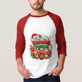 クリスマスの朝だけモーニングタイプ Tシャツ