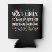 クリスマスの朝に最初に起きそうである 缶クーラー (正面)