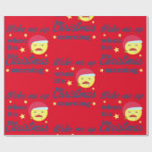 クリスマスの朝に起こしてくれ ラッピングペーパー (フラット)