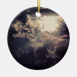 クリスマスの朝のオーナメント セラミックオーナメント