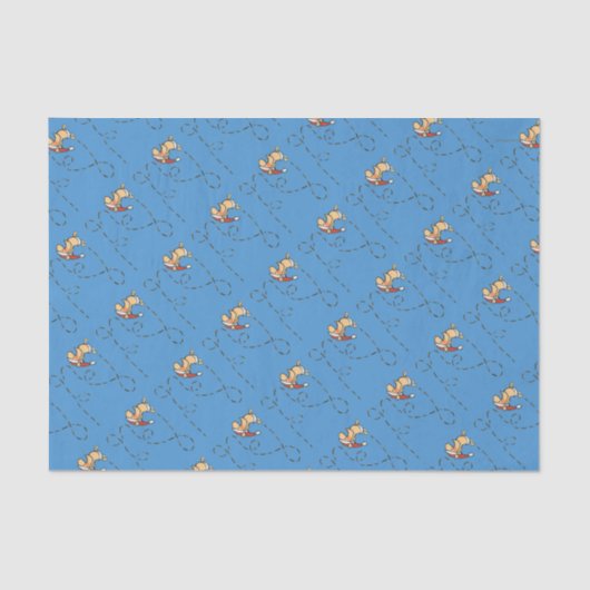 クリスマスの朝のベビーのランニング 薄葉紙 (正面)