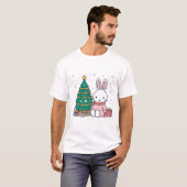 クリスマスの朝のミッフィー Tシャツ (正面フル)
