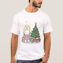 クリスマスの朝のミッフィー Tシャツ