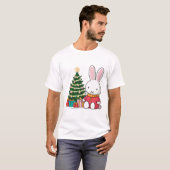 クリスマスの朝のミッフィー Tシャツ (正面フル)