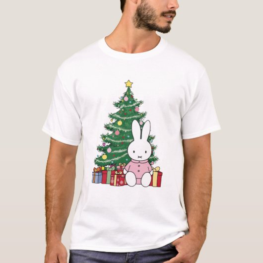 クリスマスの朝のミッフィー Tシャツ (正面)