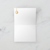 クリスマスの朝の自転車 シーズンカード (内部)