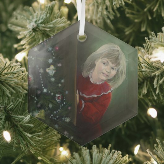 クリスマスの朝 ガラスオーナメント (インサイチュ)