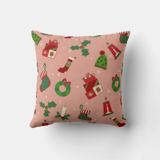クリスマスの朝 クッション (裏面)