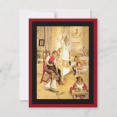 クリスマスの朝 シーズンカード (正面)