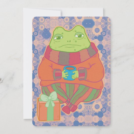 クリスマスの朝 シーズンカード (正面)