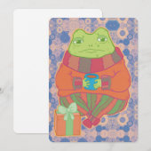 クリスマスの朝 シーズンカード (正面/裏面)