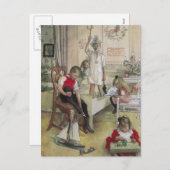 クリスマスの朝 シーズンポストカード (正面/裏面)