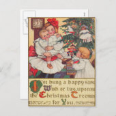 クリスマスの朝 シーズンポストカード (正面/裏面)