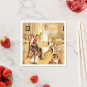 クリスマスの朝 スタンダードカクテルナプキン (インサイチュ)