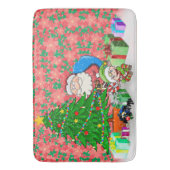 クリスマスの朝 バスマット (正面縦)