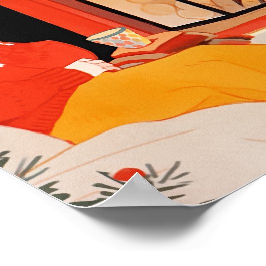 クリスマスの朝 ポスター (角)