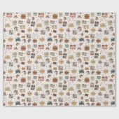 クリスマスの朝 ラッピングペーパー (フラット)