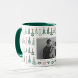 クリスマスの木々の色がノールクリスマス マグカップ<br><div class="desc">クリスマスカラーNoelクリスマスラッピング紙シート</div>