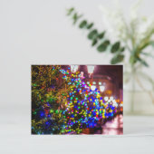 クリスマスの木々の通り ポストカード (スタンド正面)