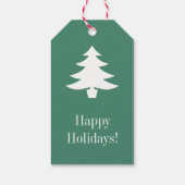 クリスマスの木からギフトのラベルへ文字列 ギフトタグ (裏面)