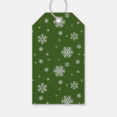 クリスマスの木で猫の幸せな休日 ギフトタグ (裏面)