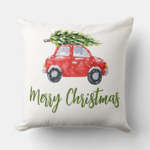クリスマスの木と車