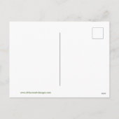 クリスマスの木にプレゼントと暖炉 シーズンポストカード (裏面)