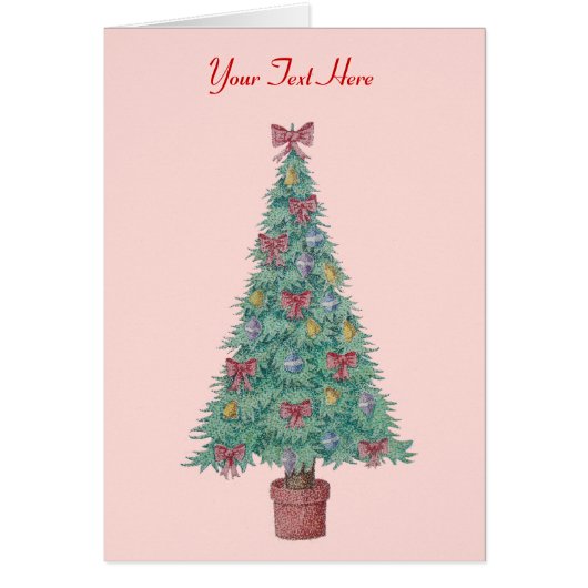 クリスマスの木に赤い飾弓とベル (正面)