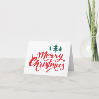 クリスマスの木のデザイン カード