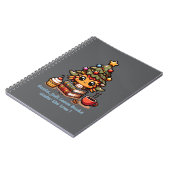 クリスマスの木の下のかわいいの本おもしろい- Santa ノートブック (左側)